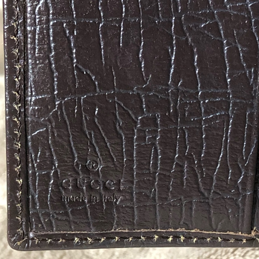 GUCCI GG Sherry Line Horsebit Trifold Wallet COMES WITH GUCCI BOX - Picture 7 of 17